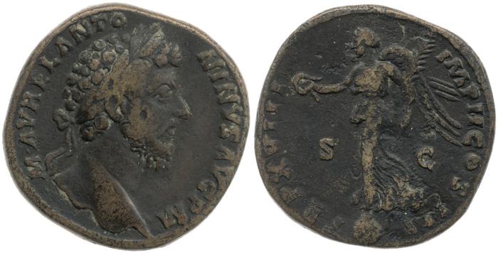 реверс RIC III Marcus Aurelius 887