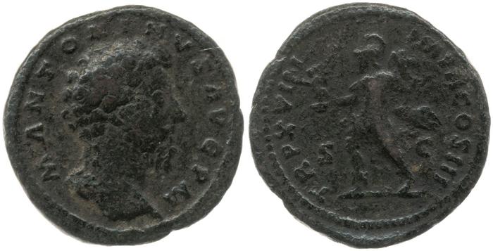 RIC III Marcus Aurelius 856, реверс, bm