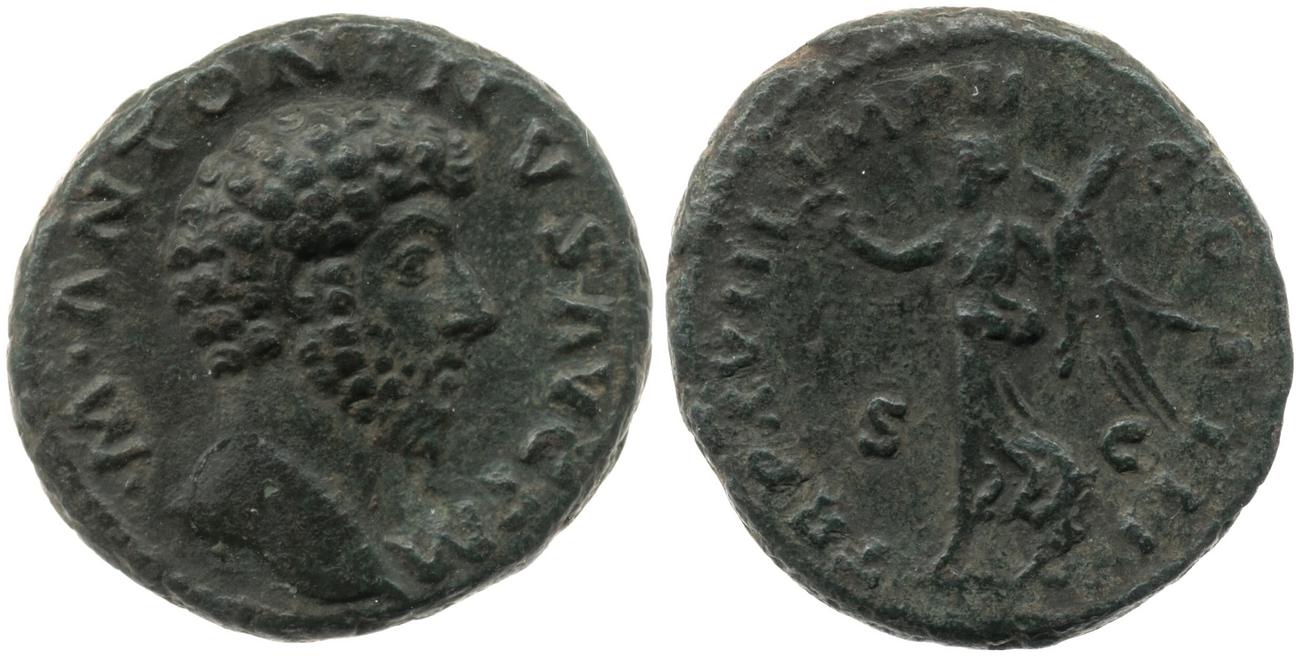 аверс RIC III Marcus Aurelius 882