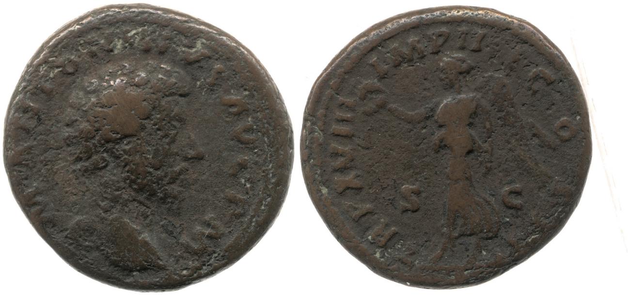 RIC III Marcus Aurelius 882, аверс, bm