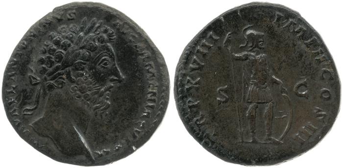 реверс RIC III Marcus Aurelius 861