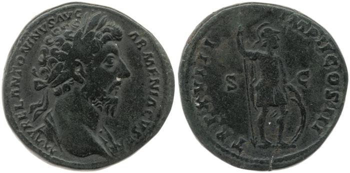 реверс RIC III Marcus Aurelius 862