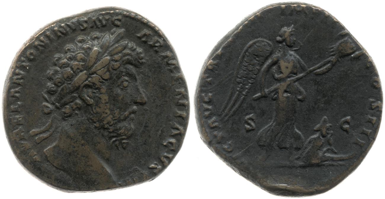 аверс RIC III Marcus Aurelius 890