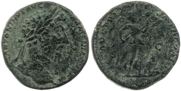 RIC III Marcus Aurelius 890, реверс, bm