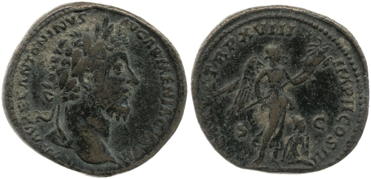 RIC III Marcus Aurelius 890, аверс, bm