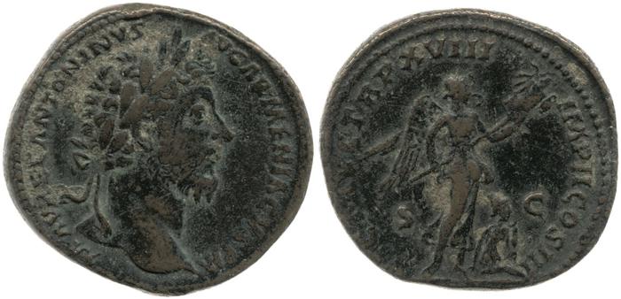 RIC III Marcus Aurelius 890, реверс, bm