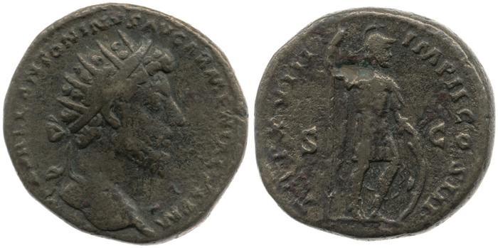 реверс RIC III Marcus Aurelius 864