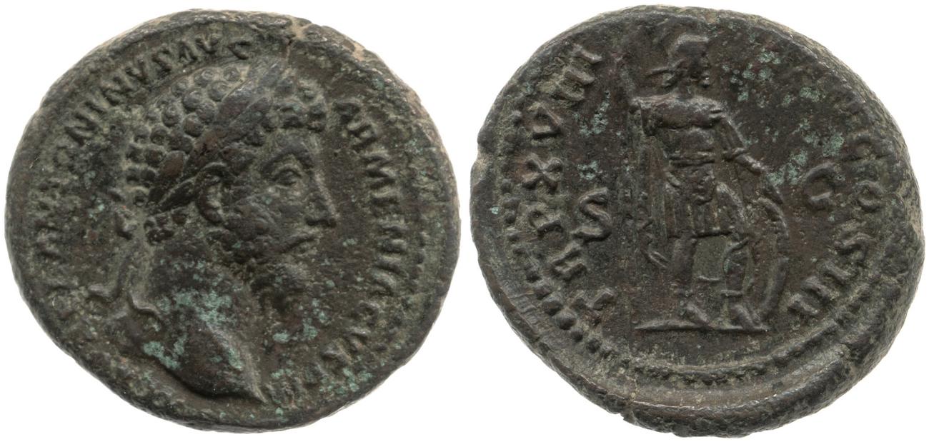 аверс RIC III Marcus Aurelius 867