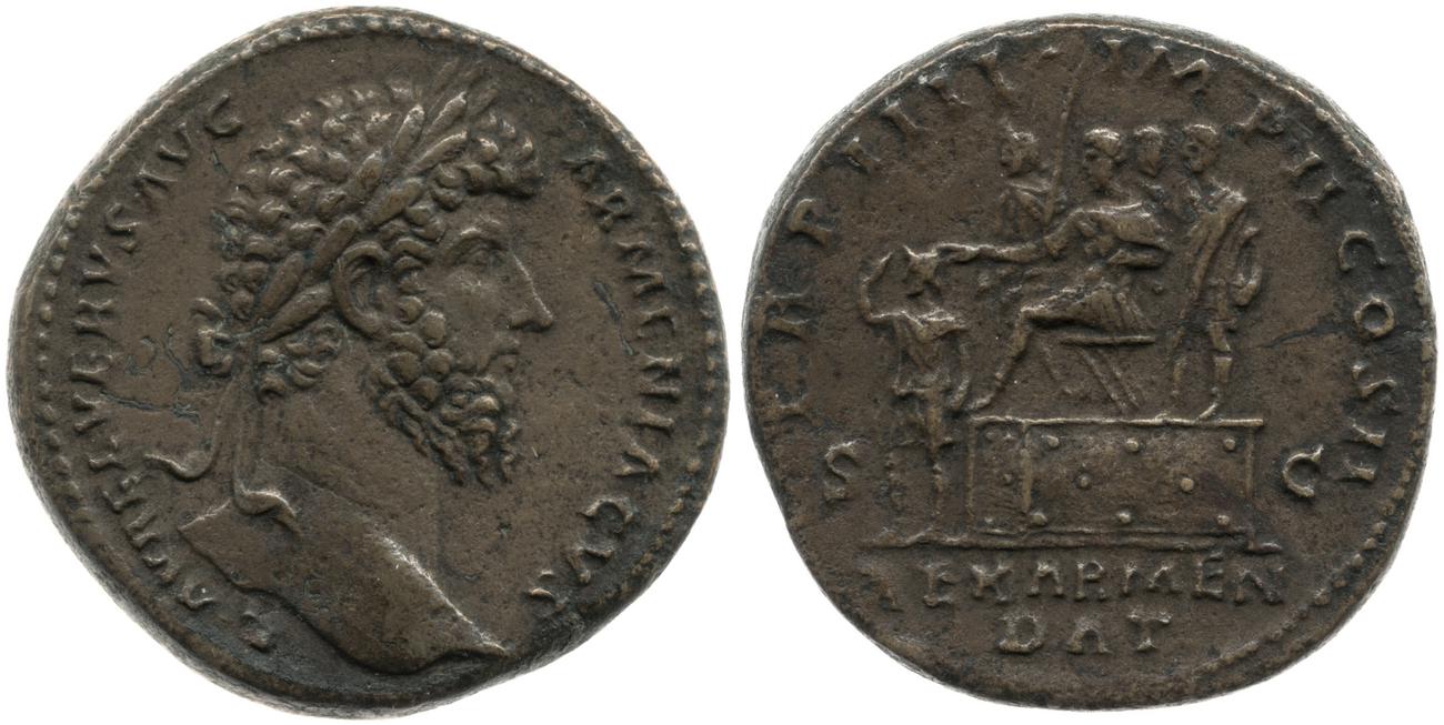 RIC III Marcus Aurelius 1370, аверс, bm