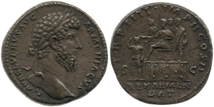 RIC III Marcus Aurelius 1370, реверс, bm