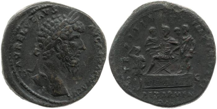 RIC III Marcus Aurelius 1370, реверс, bm