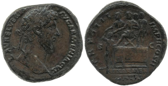 реверс RIC III Marcus Aurelius 1370