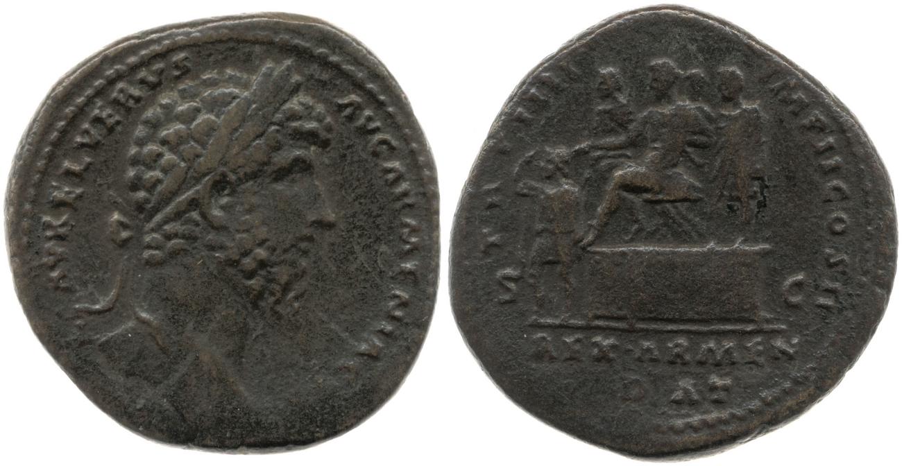RIC III Marcus Aurelius 1370, аверс, bm
