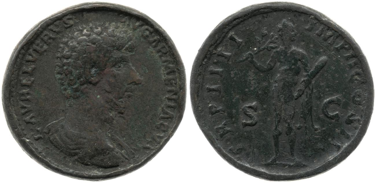аверс RIC III Marcus Aurelius 1391