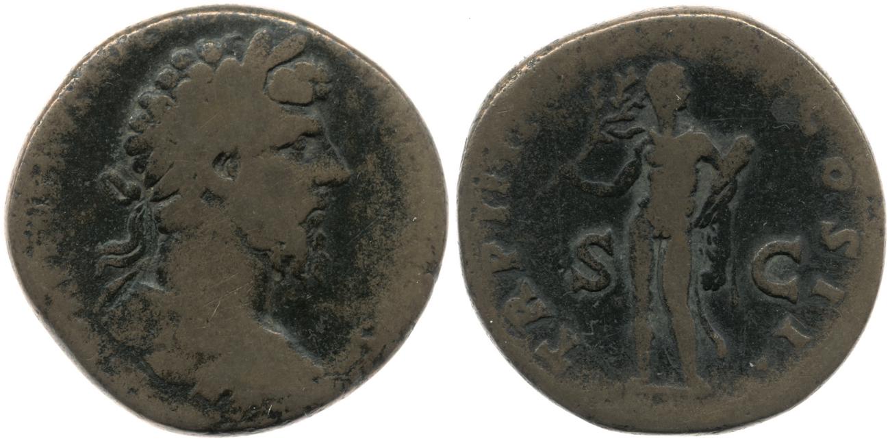 RIC III Marcus Aurelius 1391, аверс, bm