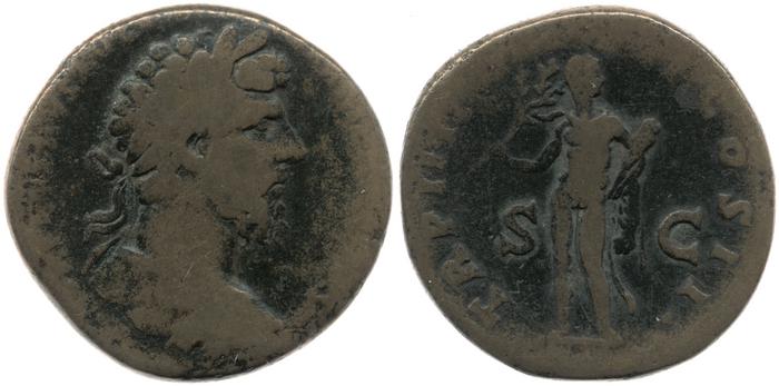 RIC III Marcus Aurelius 1391, реверс, bm