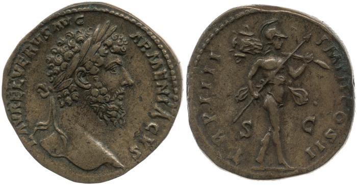 реверс RIC III Marcus Aurelius 1379
