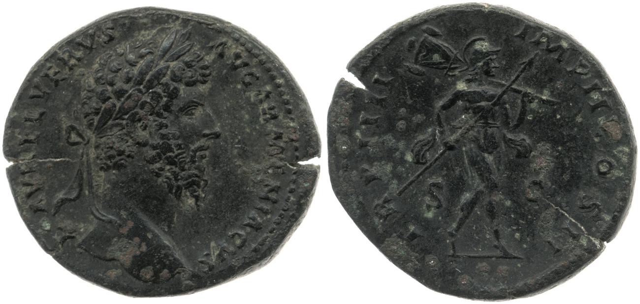 RIC III Marcus Aurelius 1379, аверс, bm