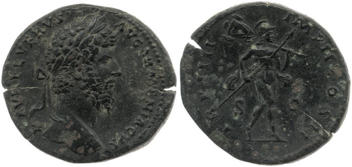 RIC III Marcus Aurelius 1379, реверс, bm