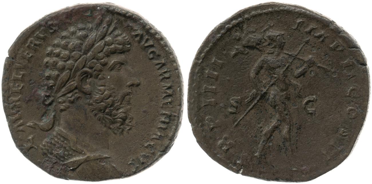 аверс RIC III Marcus Aurelius 1380
