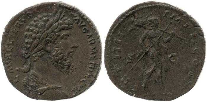 реверс RIC III Marcus Aurelius 1380