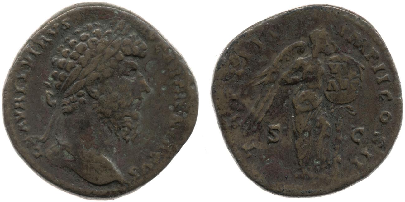 RIC III Marcus Aurelius 1397, аверс, bm