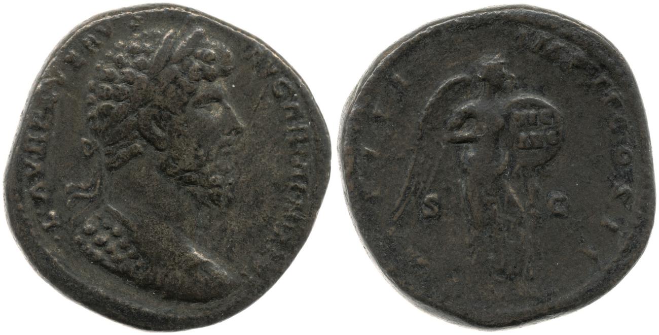 RIC III Marcus Aurelius 1396, аверс, bm