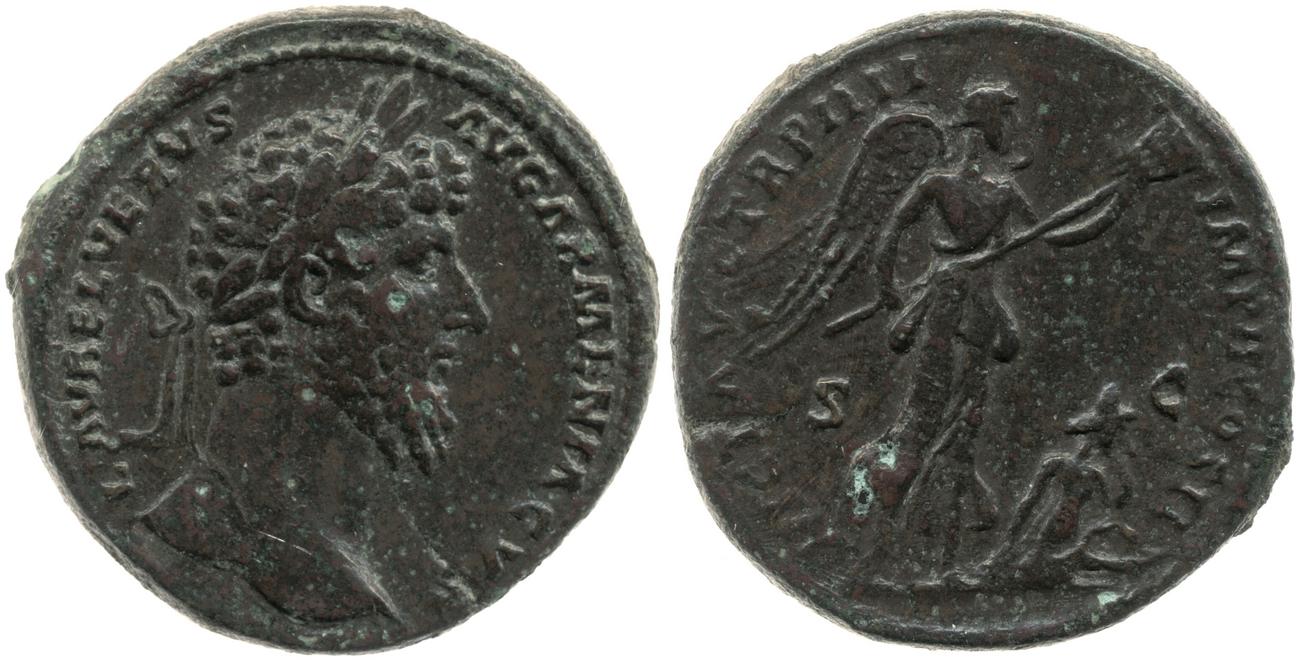RIC III Marcus Aurelius 1410, аверс, bm