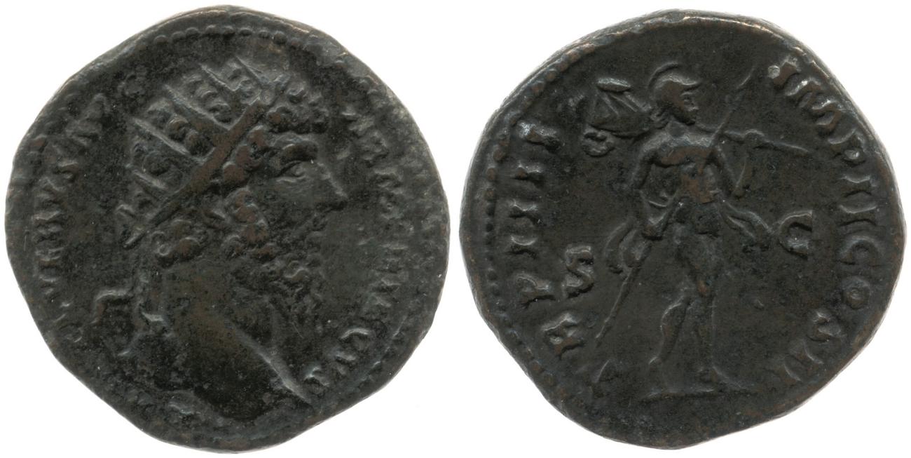аверс RIC III Marcus Aurelius 1382