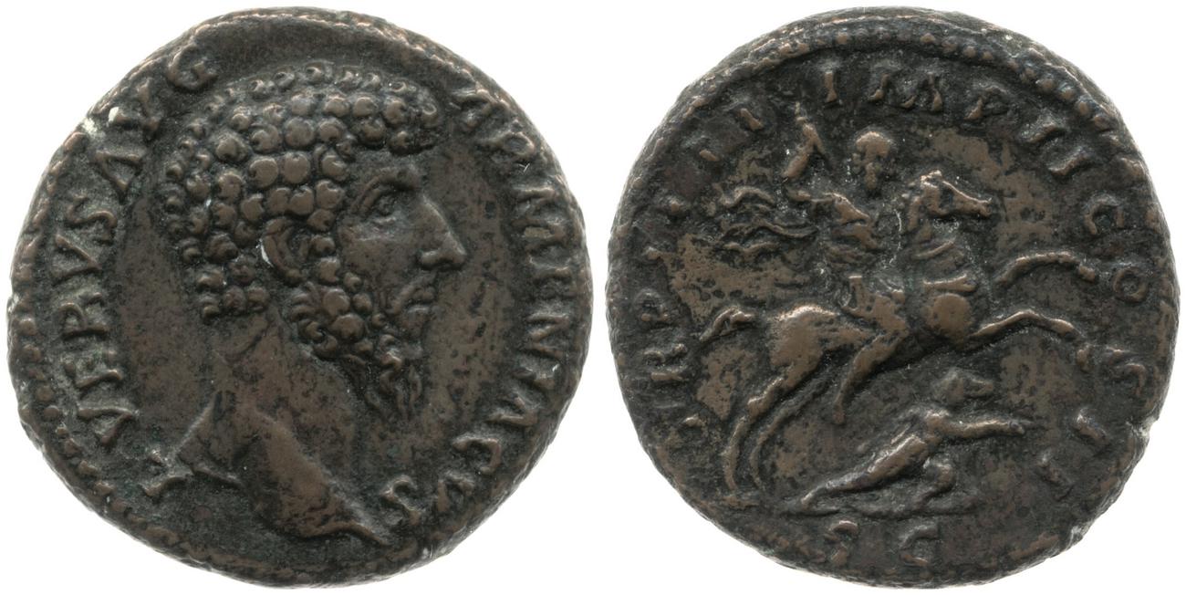 аверс RIC III Marcus Aurelius 1404