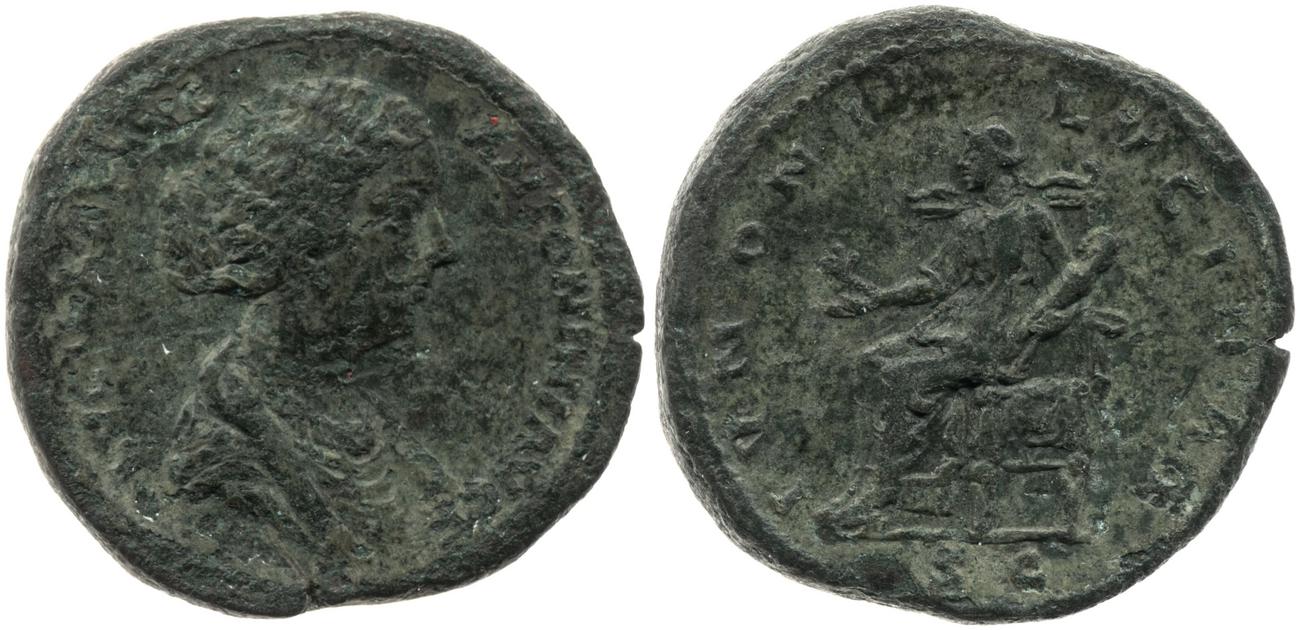 аверс RIC III Marcus Aurelius 1747
