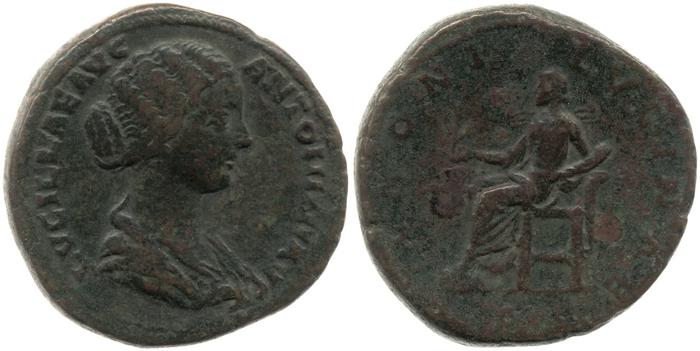 RIC III Marcus Aurelius 1747, реверс, bm