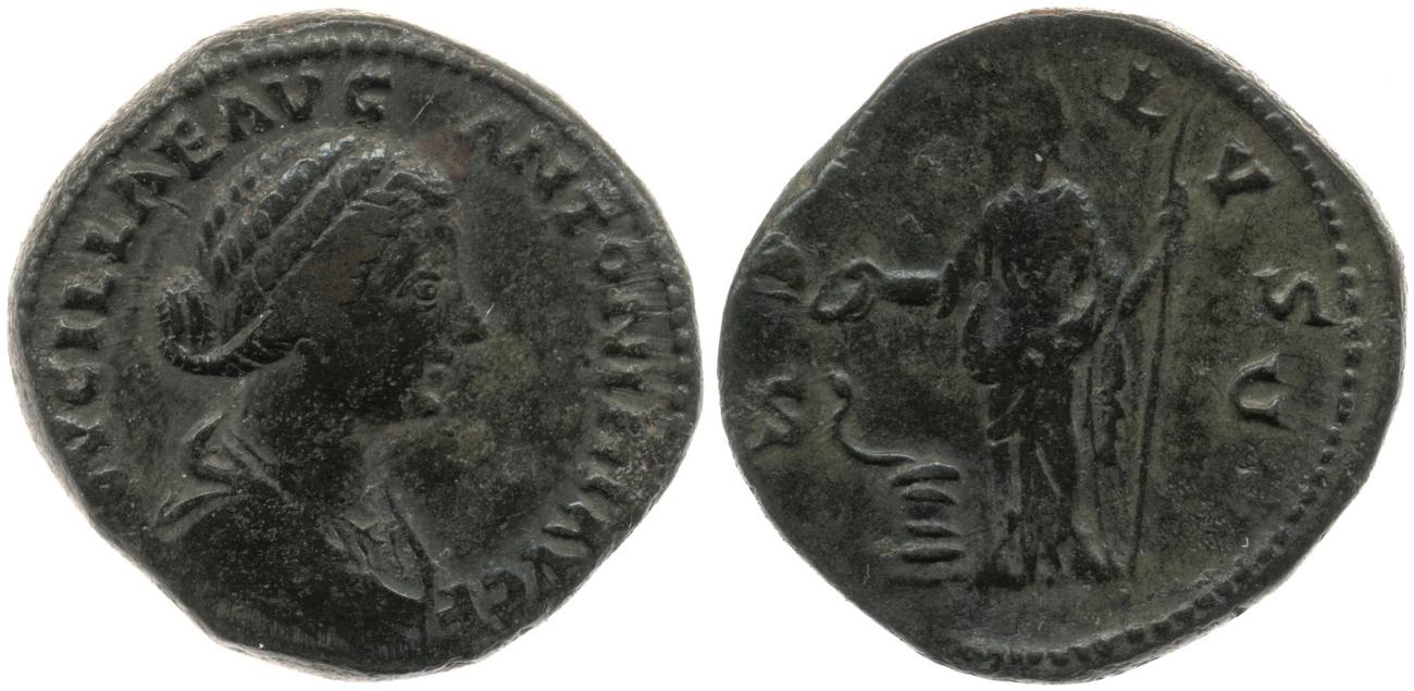 аверс RIC III Marcus Aurelius 1761