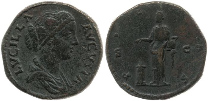 RIC III Marcus Aurelius 1755, реверс, bm