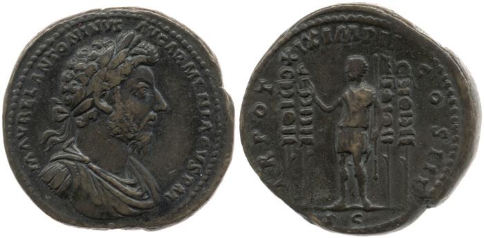 RIC III Marcus Aurelius 910, реверс, bm