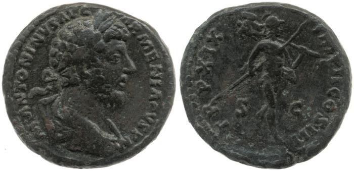 RIC III Marcus Aurelius 897, реверс, bm