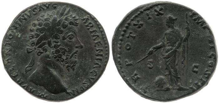 реверс RIC III Marcus Aurelius 912