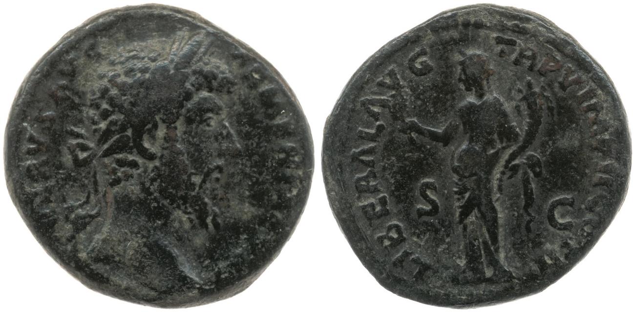 RIC III Marcus Aurelius 1417, аверс, bm