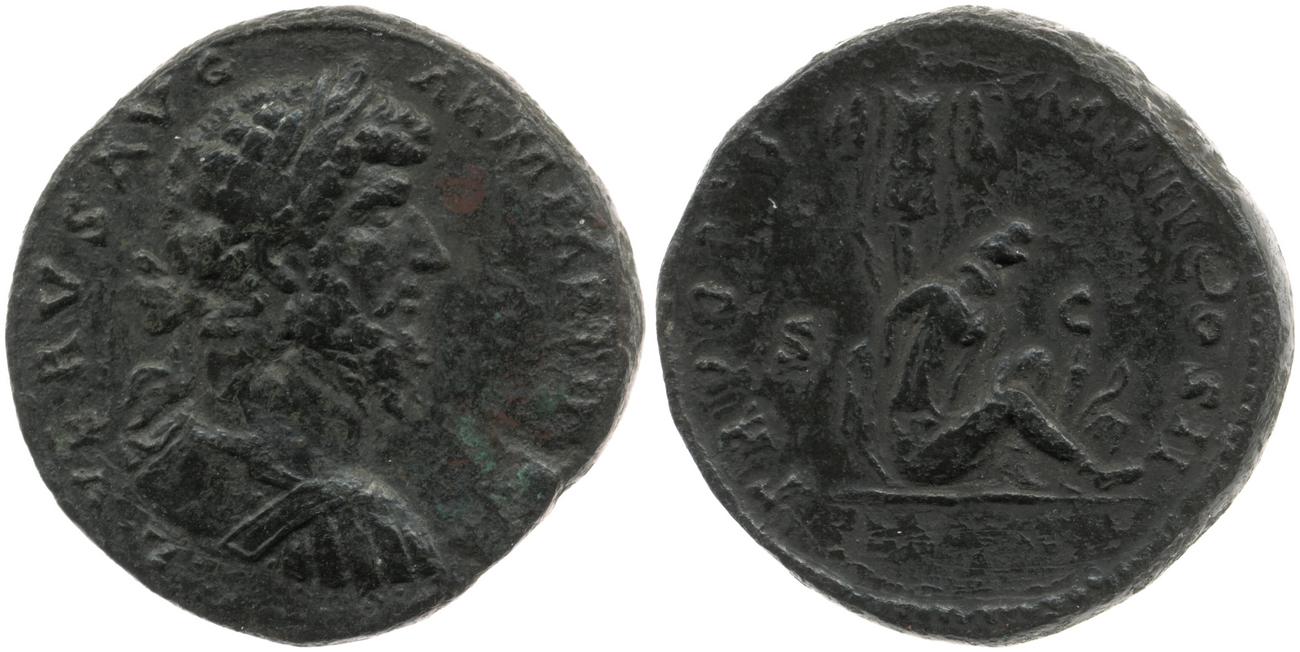 аверс RIC III Marcus Aurelius 1434