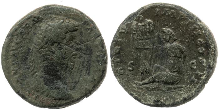 реверс RIC III Marcus Aurelius 1431
