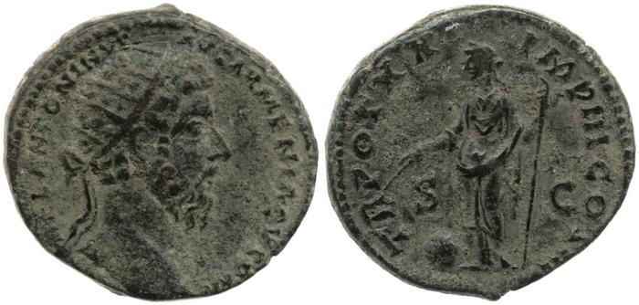 реверс RIC III Marcus Aurelius 924