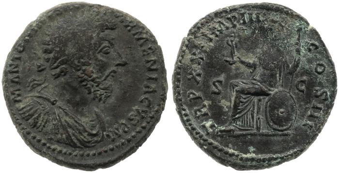 реверс RIC III Marcus Aurelius 921