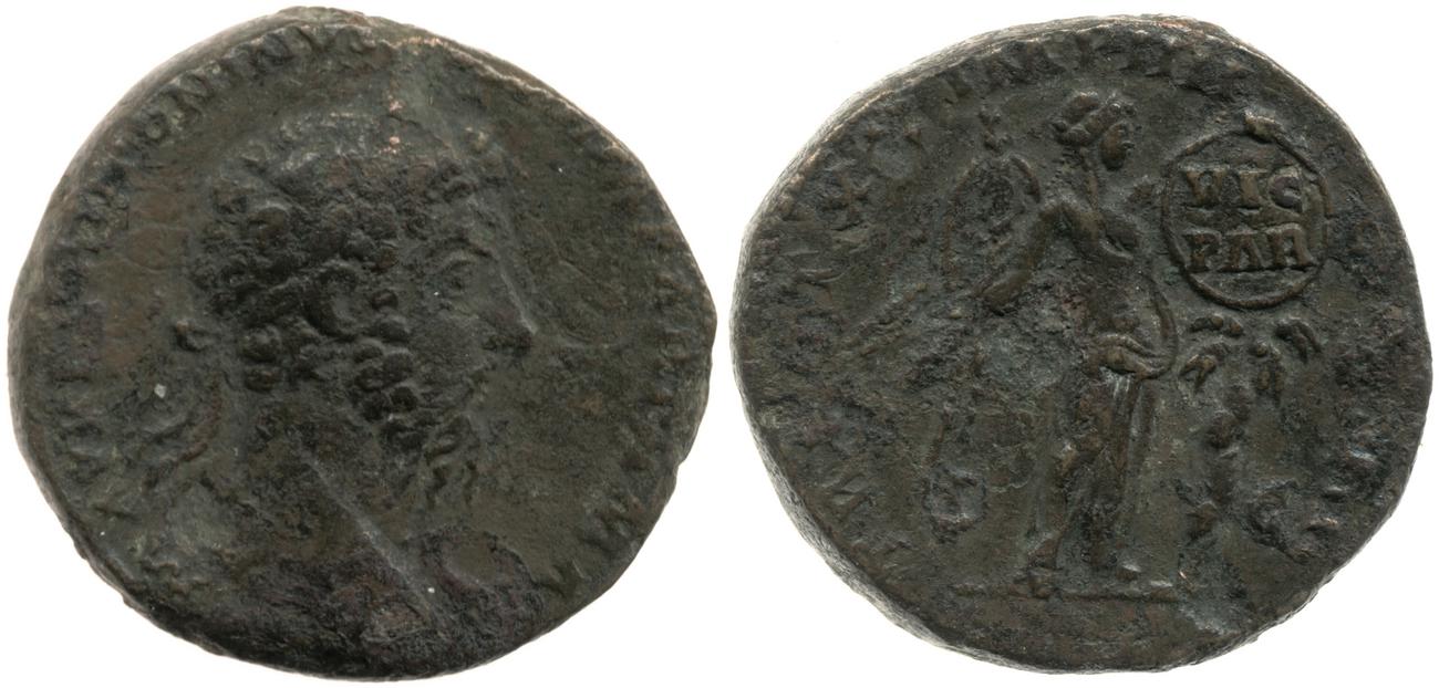 RIC III Marcus Aurelius 931, аверс, bm