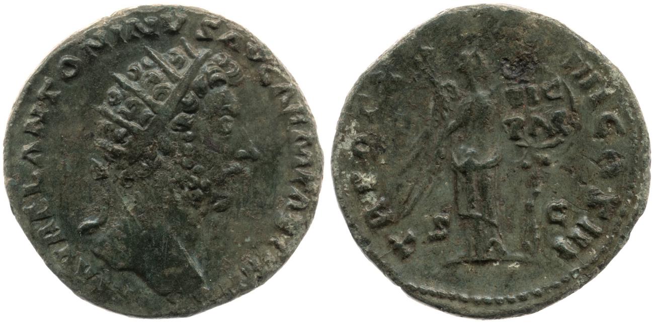 аверс RIC III Marcus Aurelius 932