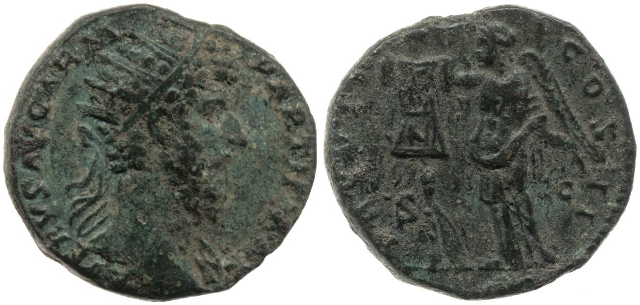 аверс RIC III Marcus Aurelius 1449