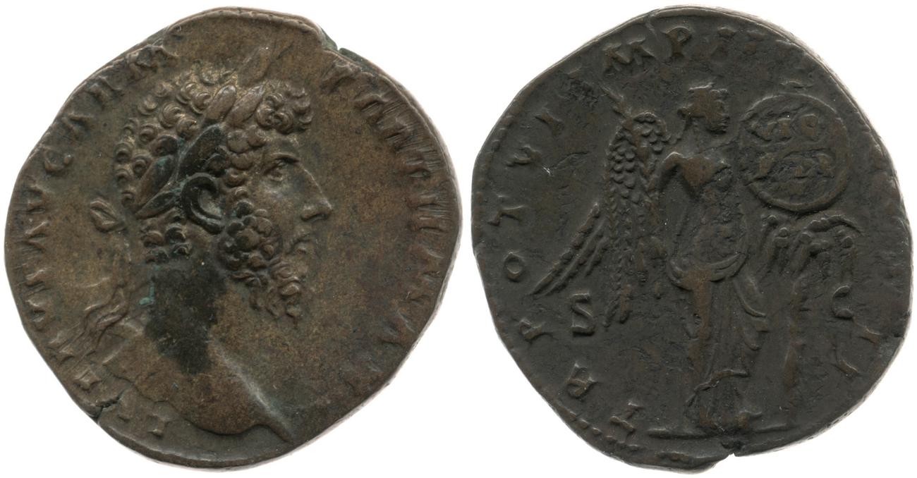 RIC III Marcus Aurelius 1456, аверс, bm