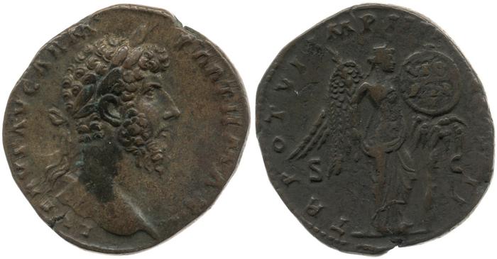 RIC III Marcus Aurelius 1456, реверс, bm