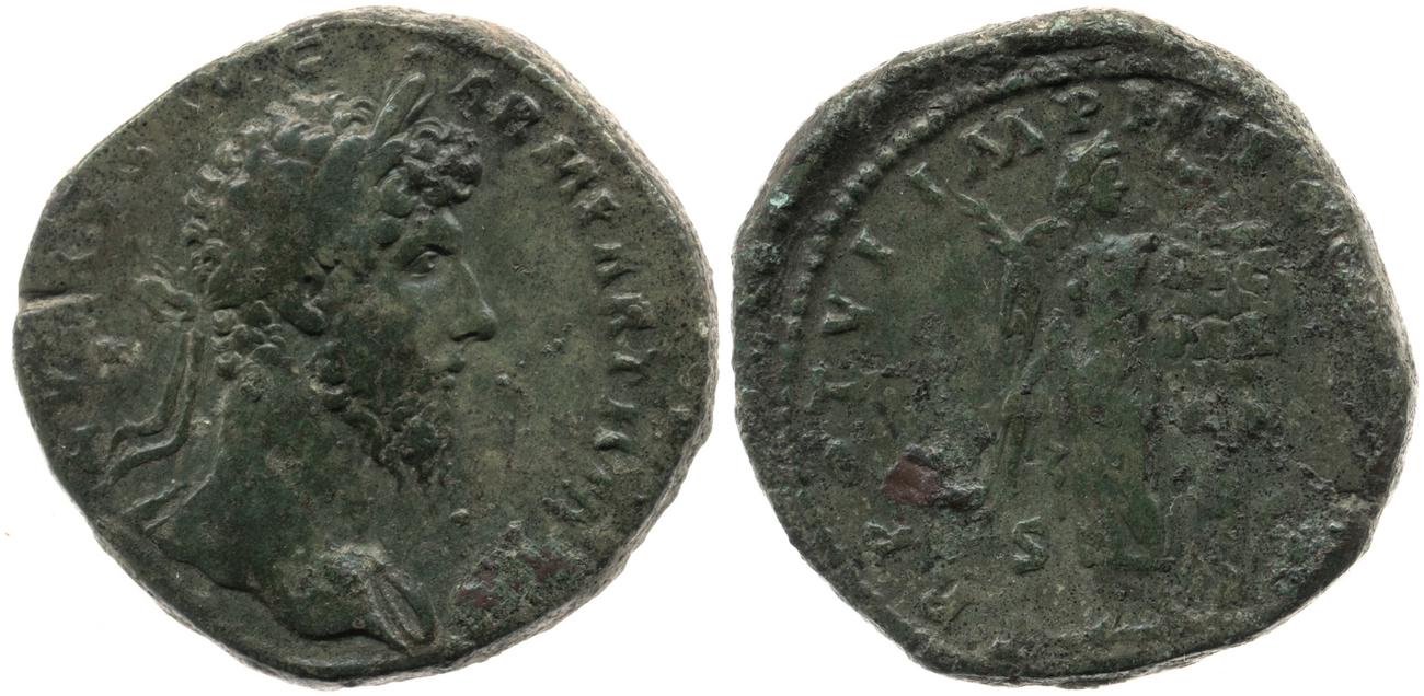RIC III Marcus Aurelius 1456, аверс, bm