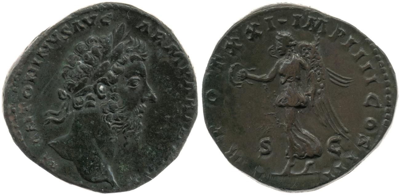аверс RIC III Marcus Aurelius 948