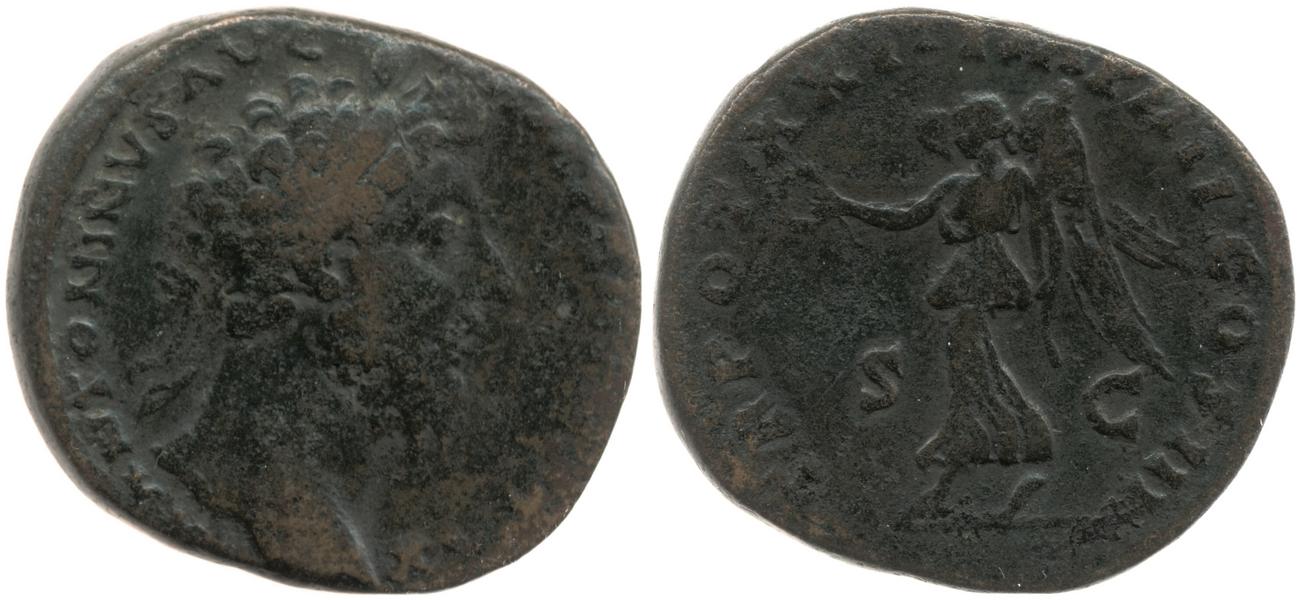 RIC III Marcus Aurelius 948, аверс, bm